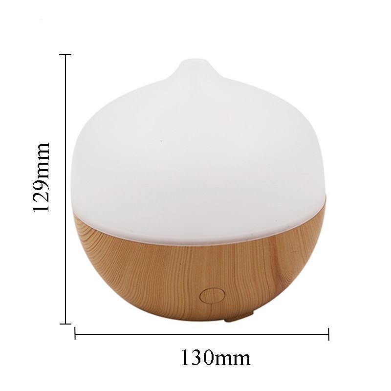 Aromatherapy Essential Oil Diffuser,130ml Wood Grain Ultrasonic Cool Mist Humidifier Home Fragrance Diffuser