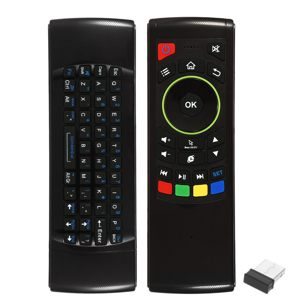 Wireless Remote Control 2.4G Air Mouse Keyboard Sensor with Infrared Remote Learning for MINI PC Smart TV Android TV BOX