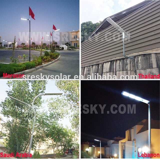 made in china zhongshan garden yard daylight sensor integrated solar panel street light 30w led with pole dimmable