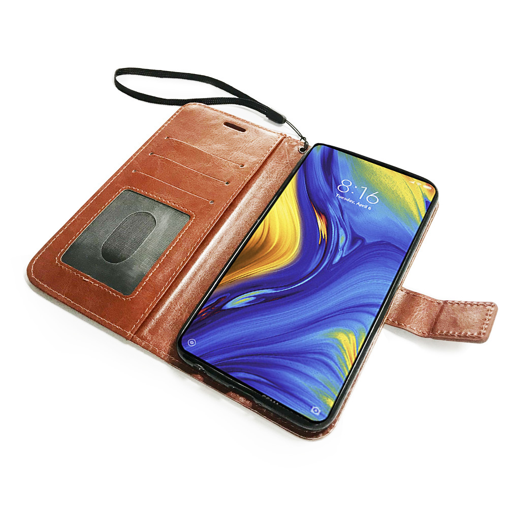Cell phone case Book Wallet Flip leather Case for Xiaomi Mi Max3 5G PU cover Pouch