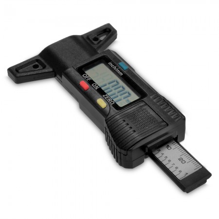 1.31 LCD Display Digital Tyre Tread Depth Gauge for Brake Shoe Pad Wear