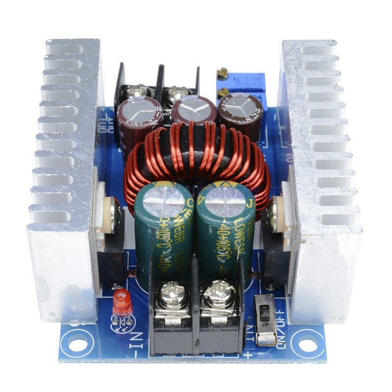 300W 20A DC-DC Buck Converter Step Down Module Constant Current LED Driver Power Step Down Voltage Module Electrolytic Capacitor