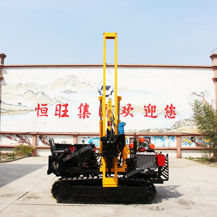 2.6 meter depth piling drill guardrail pile driver