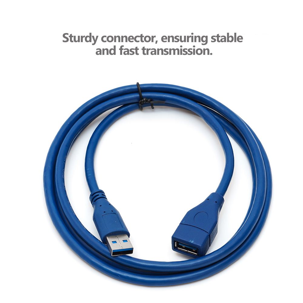 5ft Durable High Speed 5Gbps Male to Female USB 3.0 Cable AM to AF Extension Cord Cable for Desktop Mouse Keyboard Smartphones