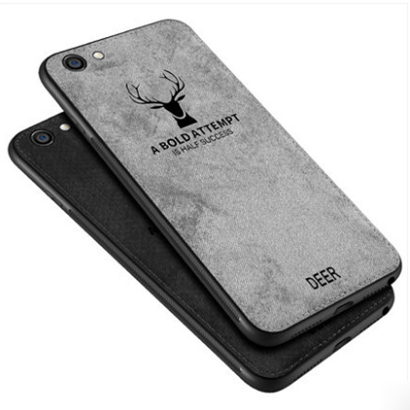 Protective Case Anti Slippery canvas and  Flexible Durable Shockproof elk deer PC Skin Case for Redmi K20 Pro