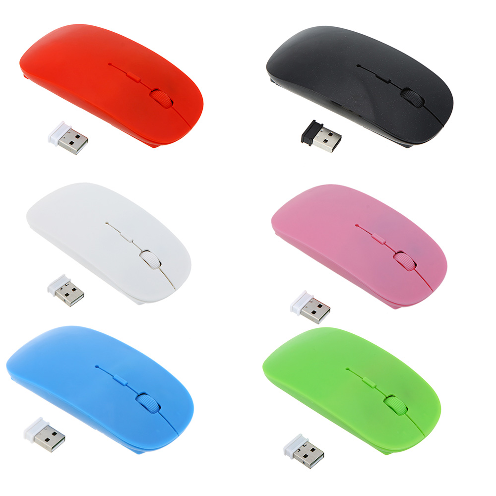 2.4G Gaming Mouse Gamer Wireless Mice Ultra-thin Mouse Wireless USB Receiver Ratones PC for Laptop Notebook PC Desktop Computer