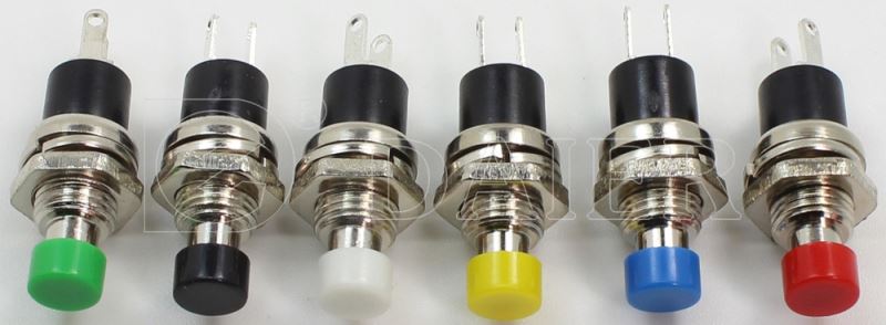 7mm Small Push Button Switch Red
