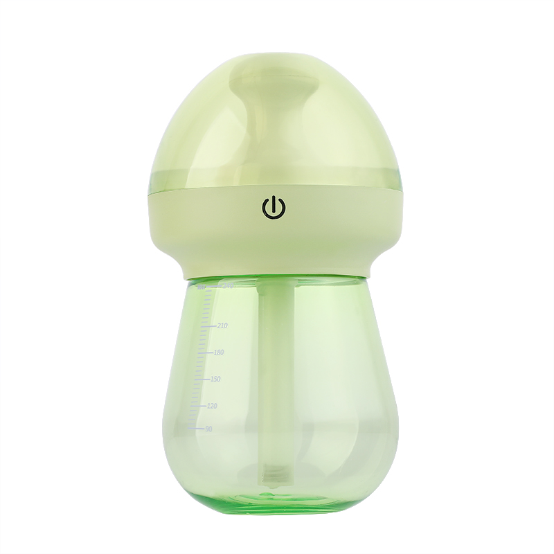 Baby Room Sweet Night Light USB Aroma Purifier Cool Mist Humidifier with Milk Bottle Design