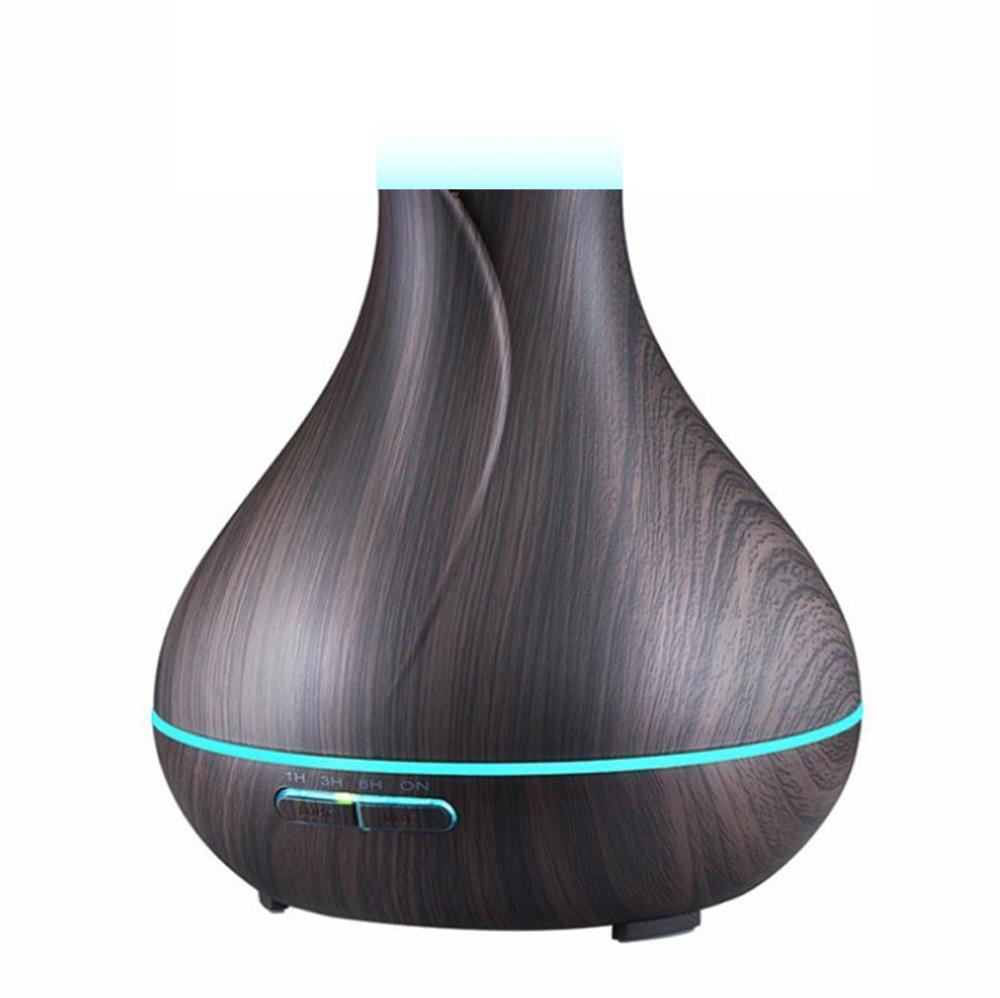 Essential Oil Diffuser, Ultrasonic Wood Grain Aromatherapy Diffuser,7 Colors Changing Cool Mist Humidifier with Auto Shut-off