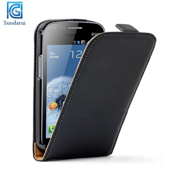 ULTRA SLIM Leather Flip Case Cover Pouch for Samsung Galaxy Trend Plus GT-S7580