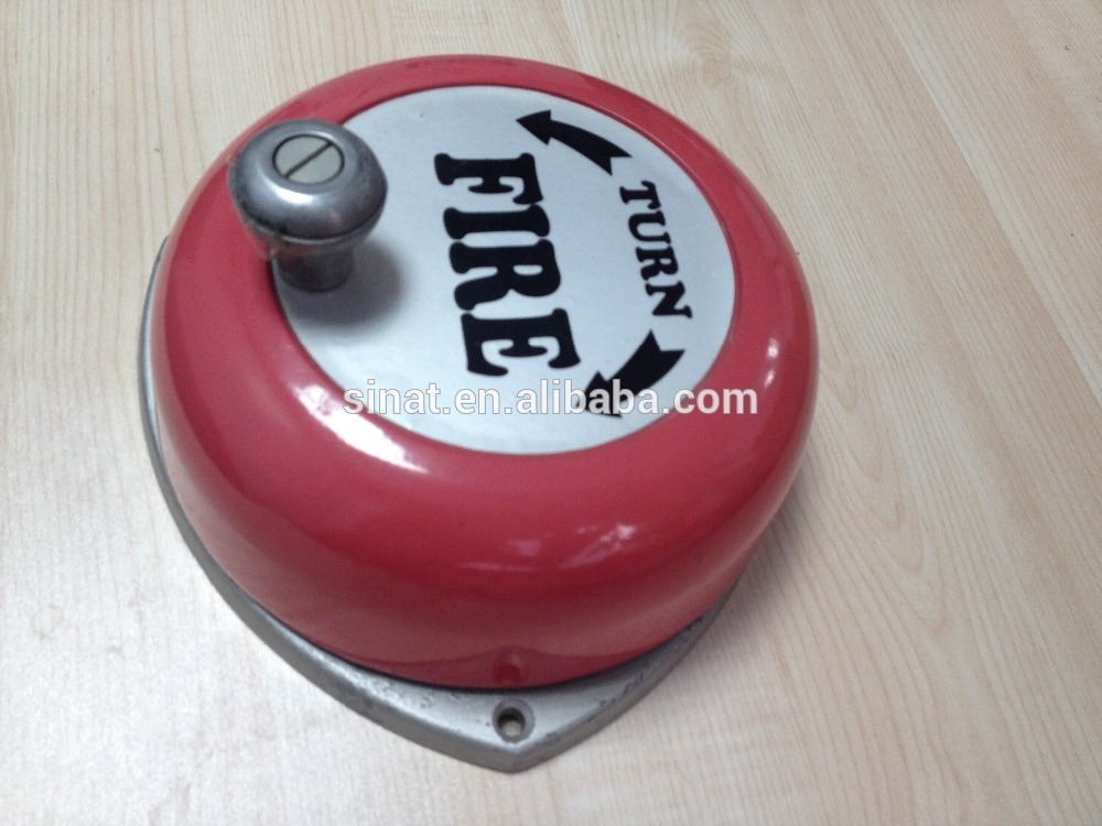 8 Fire alarm Red Hand bell for fire system