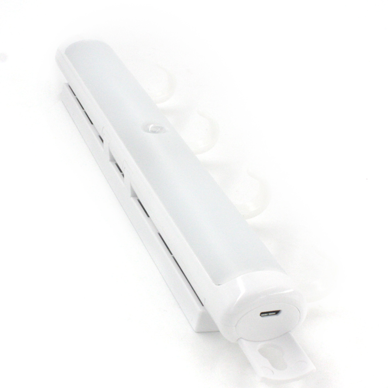 China wholesale battery operated PIR motion 12 LED sensor closet light with cloth hanger hook for hanging goods