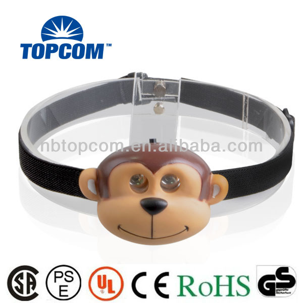 New year 2 led led animal headlamps for children