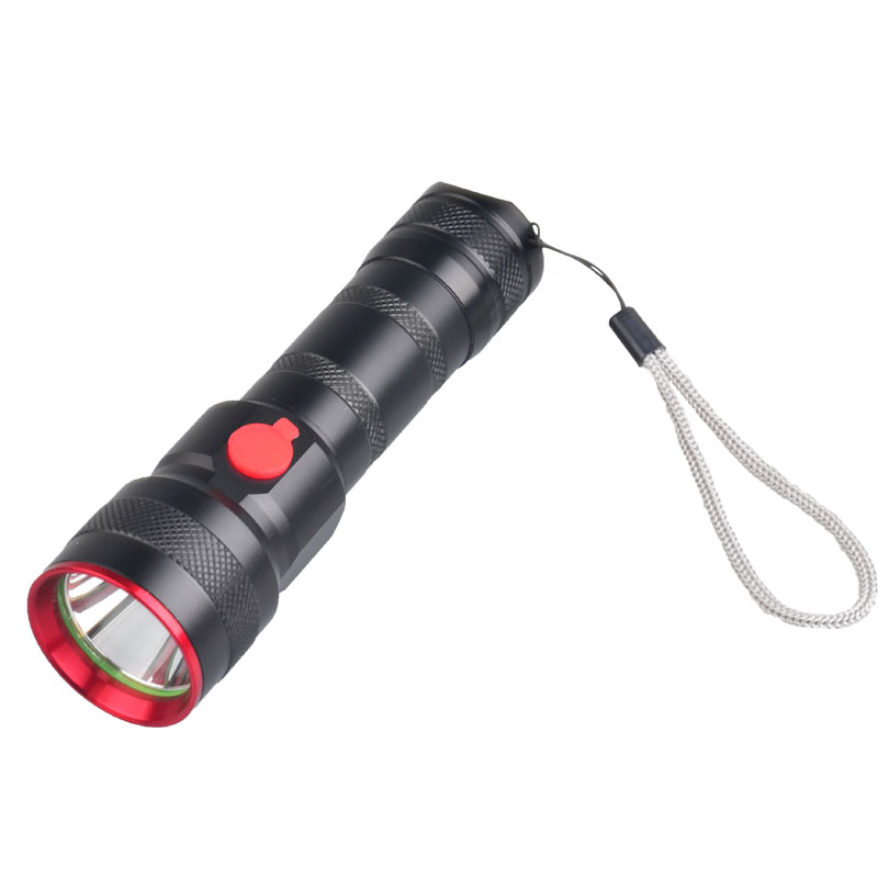 26650 Rechargeable Battery Waterproof Torch Light XML T6 LED Manual Ultra Bright Flashlight