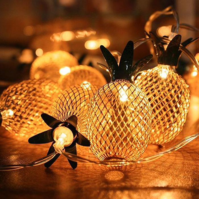 Goldmore 10 LED Pineapple String Light For Bedroom, Party