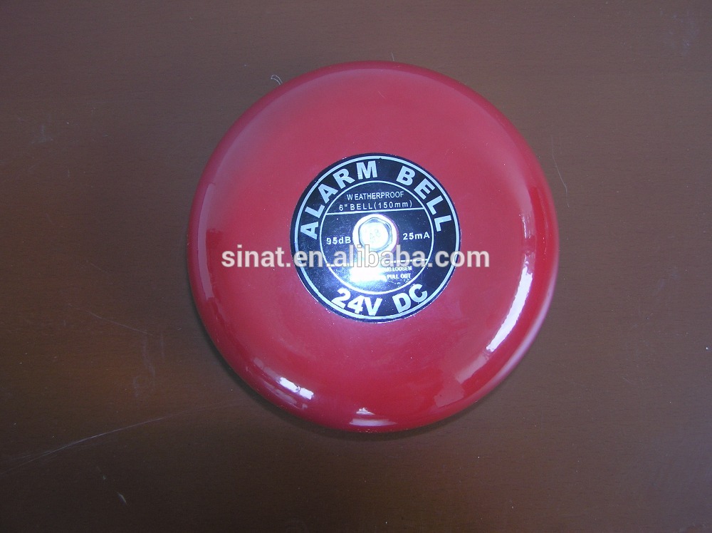 85 dB fire alarm bell DC 24V with iron case