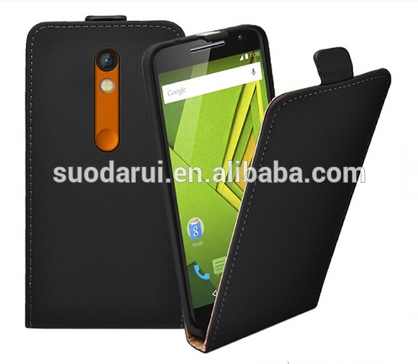 Free Shipping For Motorola Moto X Play XT1563 XT1562 Ultra Slim Leather Flip Cover Case