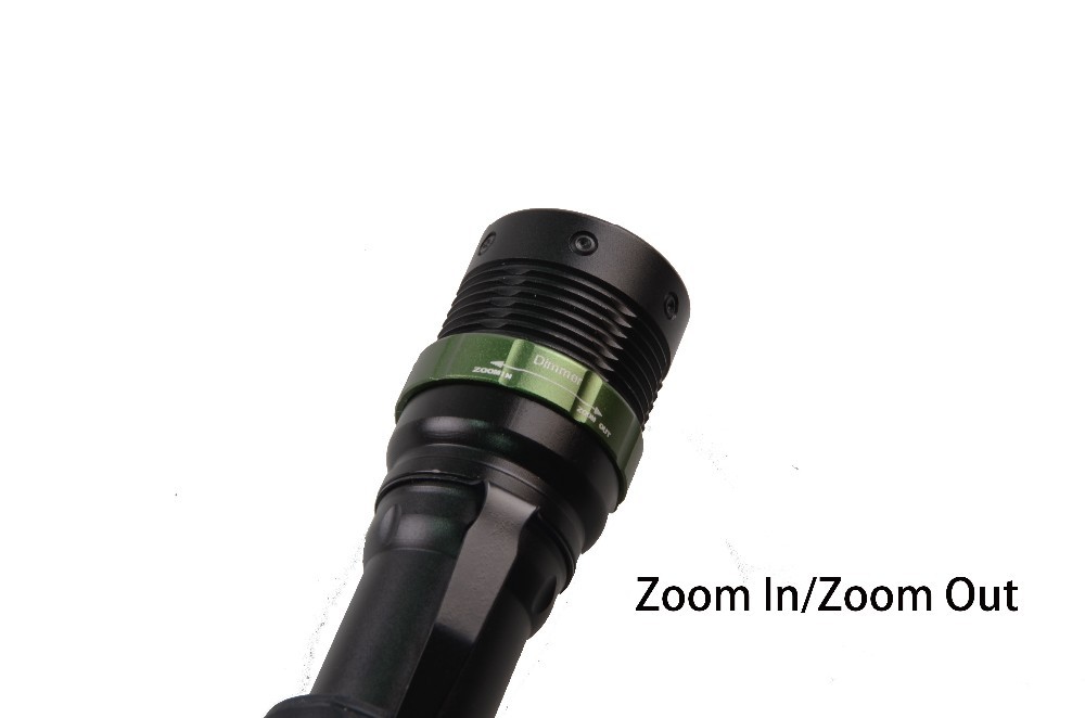 3W 3 Modes 625nm Red Light Flashlight For Hunting