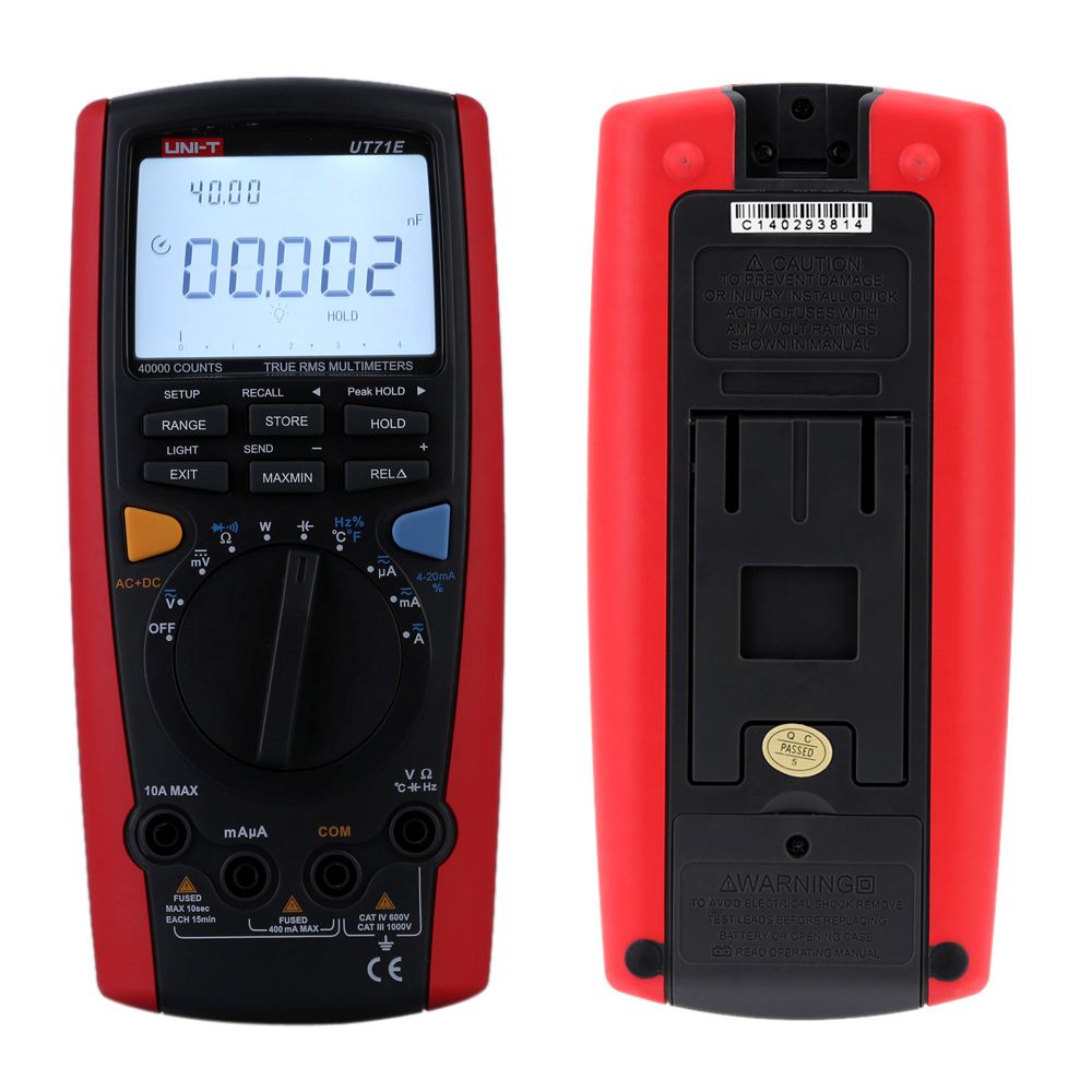 UT71E Multi-function Digital Meter Intelligent Digit Multi-meter Auto Range High Accuracy
