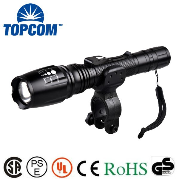 TP - 1839BT High Lumen Bright 2000 XML T6 LED Bike Bicycle Light With Clip