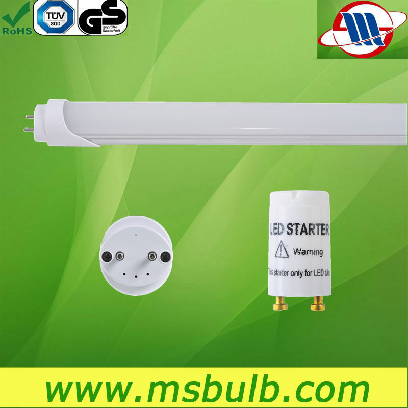 T8 1.2M plastic LED tube light commercial lighting