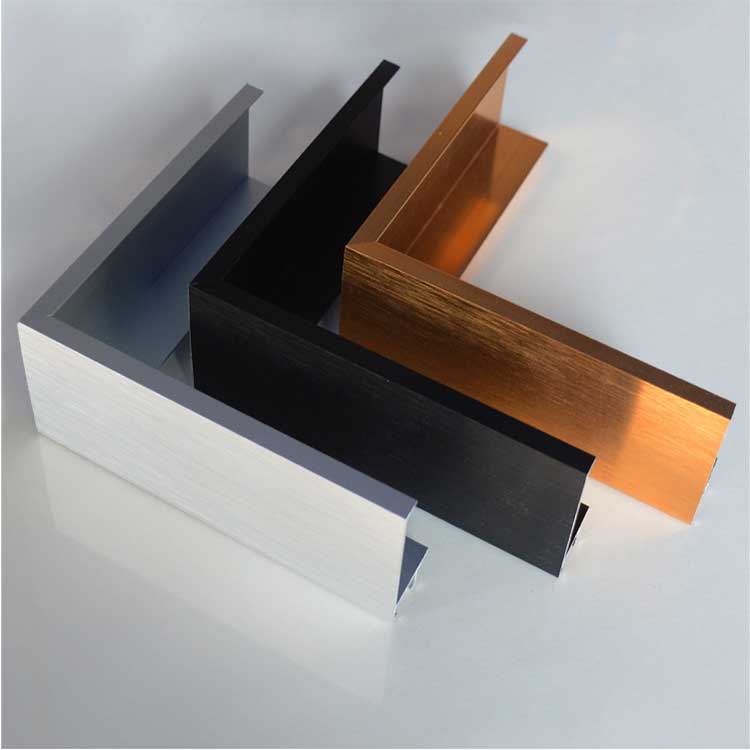 Aluminium picture frame extrusion profile for photo frame