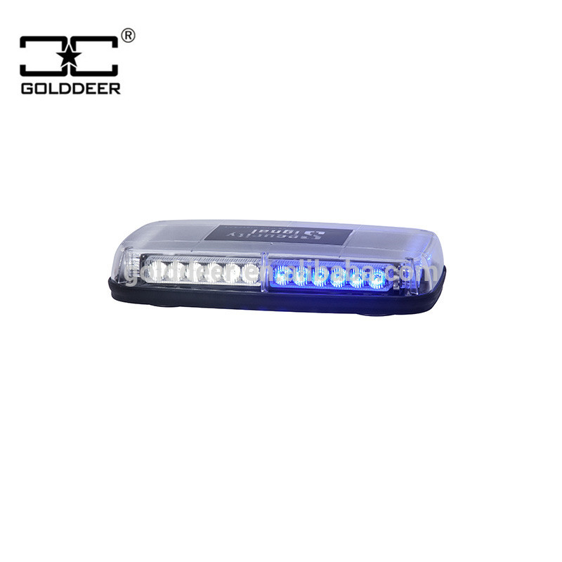 Clear Dome LED Amber Strobe Mini Light Bar (TBD0696-6h)