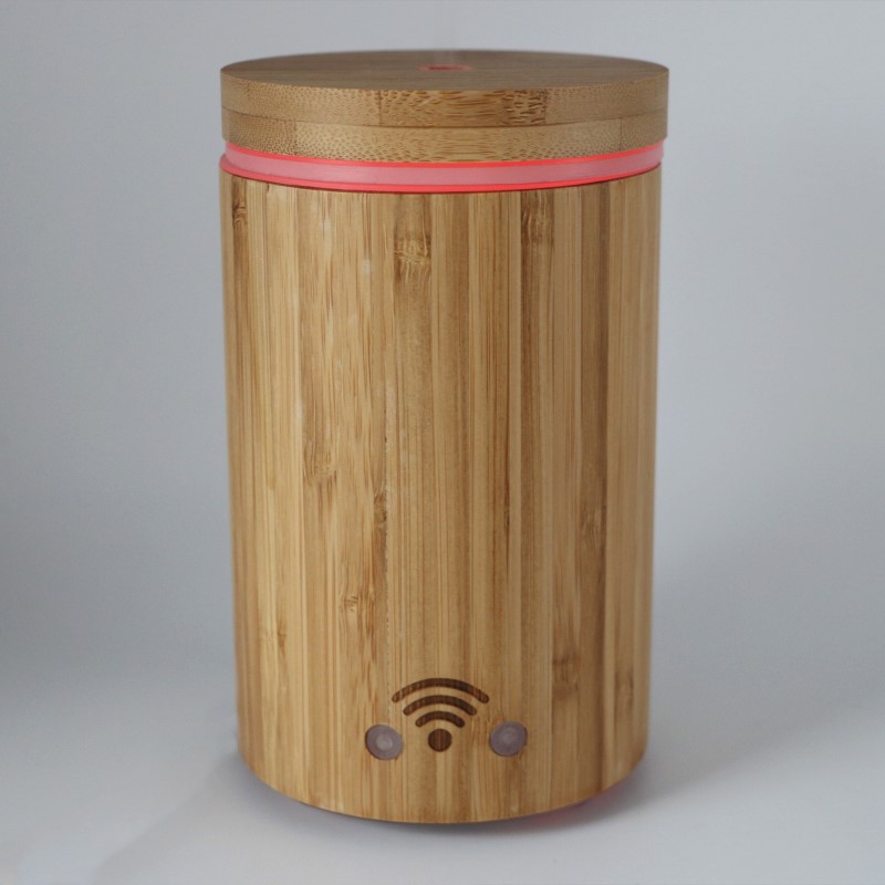 Hidly 2020 New Design Remote Control Bamboo Aroma Diffuser, Wholesale Essential Oil Diffuser with Remote, Diffuser with Remote