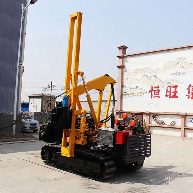 Crawler Guardrail Ramming Machine Mini Pile Driver