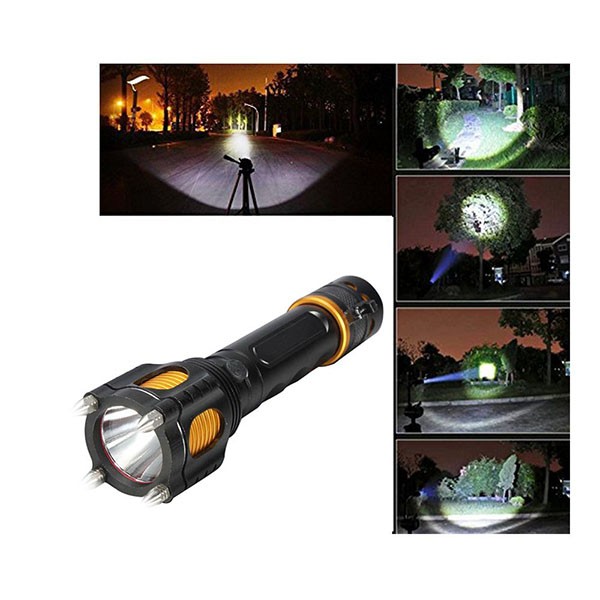 high power led flashlight self defensive flashlight strong light led torch flashlight for camping