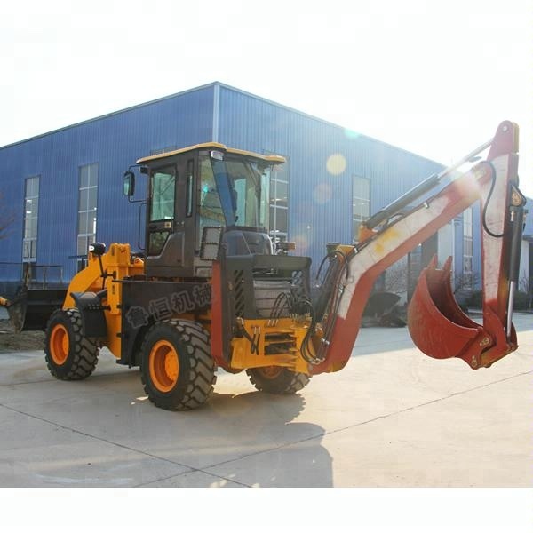 Mini farm tractor with front end loader and backhoe with best price