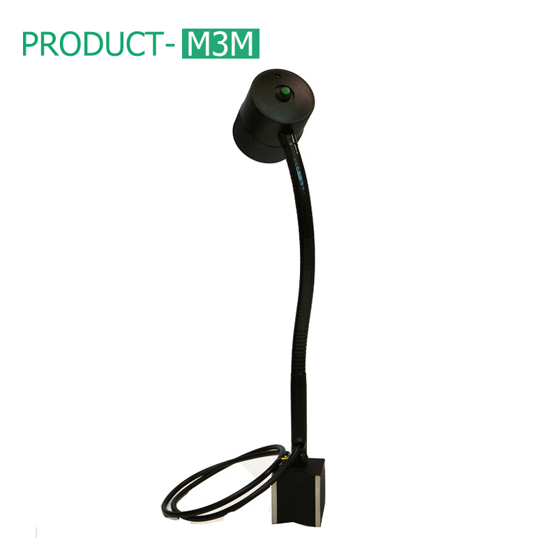 Black Magnet Led Gooseneck Machine Lamp M3M