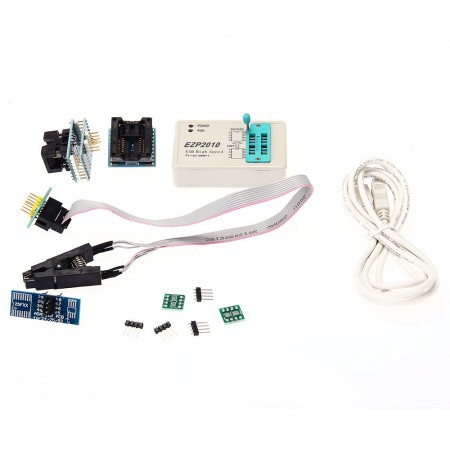 USB High Speed Programmer EZP2010 24 25 93 EEPROM with Clips Socket Adpter