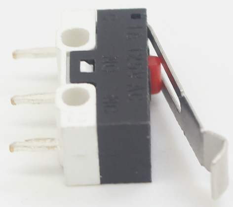 KW10-Z3P SPDT 1A 125VAC Micro Lever Switch With PCB Terminal