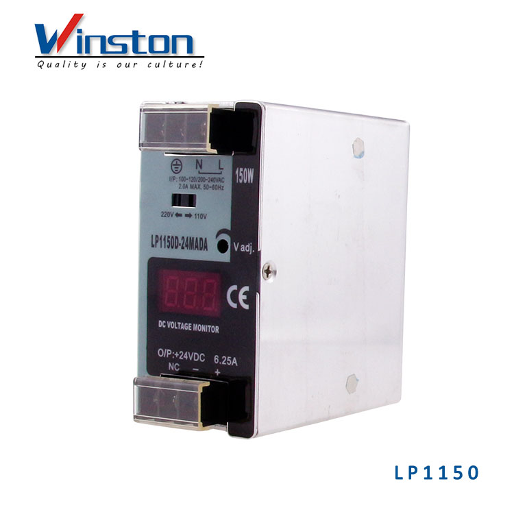 LP1150D 12V 12.5A 24 Volt 6.25A 36V 4.16A 48V 3.1A Digital Din Rail Power Supply