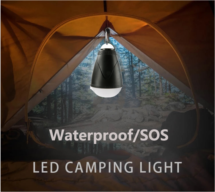 Undertake a large number of customized Rechargeable High Quality Camping Light  outdoor light with Hanging hook Tent Light