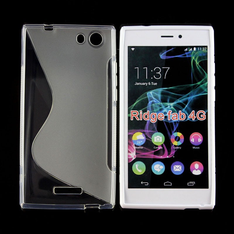 2015 Mix color wholesale S-line TPU phone case for Wiko ridge fab 4g