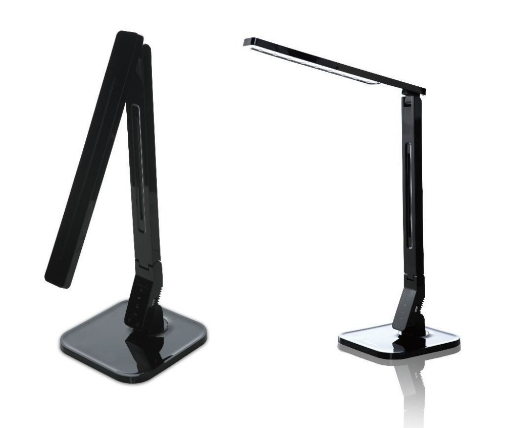 Dimmable LED table lamp with 4 color temperature modes