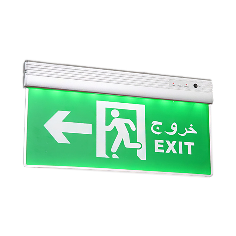 CE certification  Evacuation exit sign board