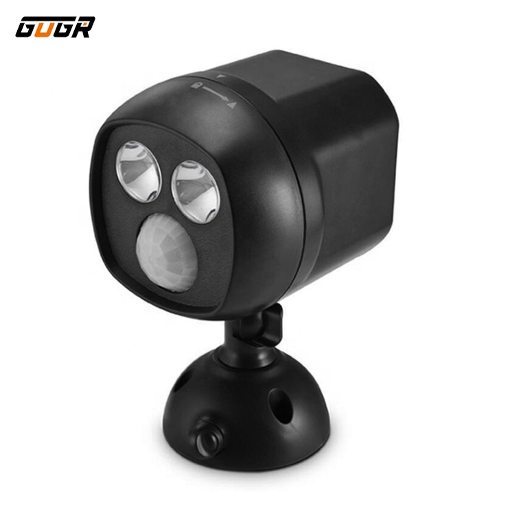 4xD Outdoor Induction Battery Operated Wireless Motion Sensor Light 2 SMD LED Motion Sensor Night Lamp