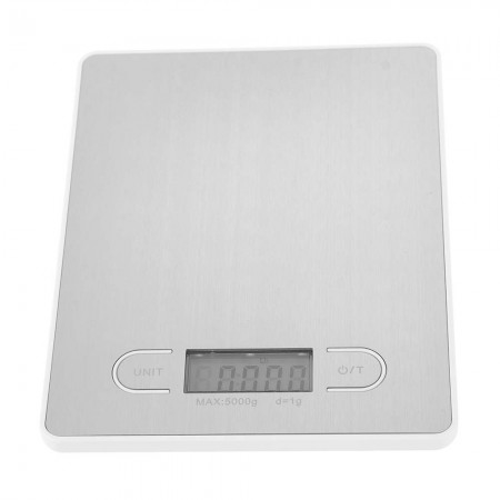 5000g/1g Kitchen Food Diet Digital Weight Scale Balance Digital Food Scale LCD Display Electric Kitchen Scales Sliver