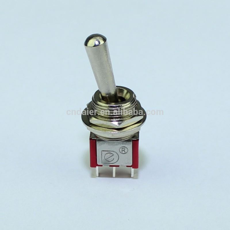 6A 125V Single Pole 3Pin Large Handle Toggle Switch ON ON MTS-2