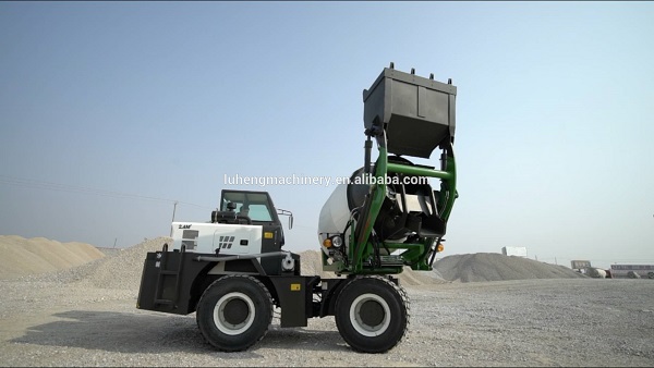 Hot sale industrial self loading concrete mixer machine with lift price in India/Malaysia