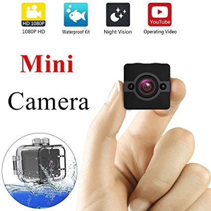 SQ12 IR mini waterproof camera with night vision built in 32gb card memory