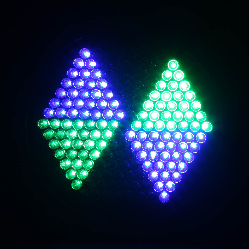 Professional AC90-240V 25W 169 LEDs DMX RGB LED Stage Lighting Effect DMX512 Voice Control Disco DJ Bar KTV Party Lights