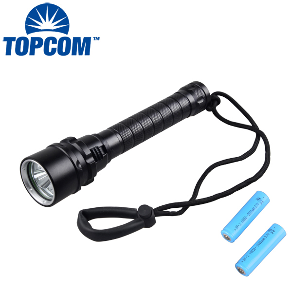 3000 lm Flashlight For Diving IP68 Rechargeable 3 Xm-L2 Powerful Diving Torch