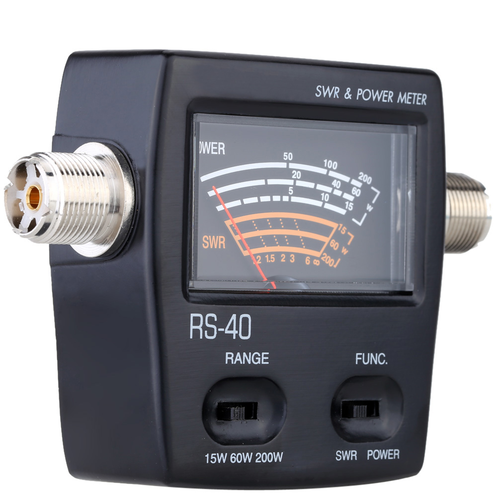 Quality Power Meter SWR Standing Wave Ratio Watt Meter Energy Meters for HAM Mobile VHF UHF 200W