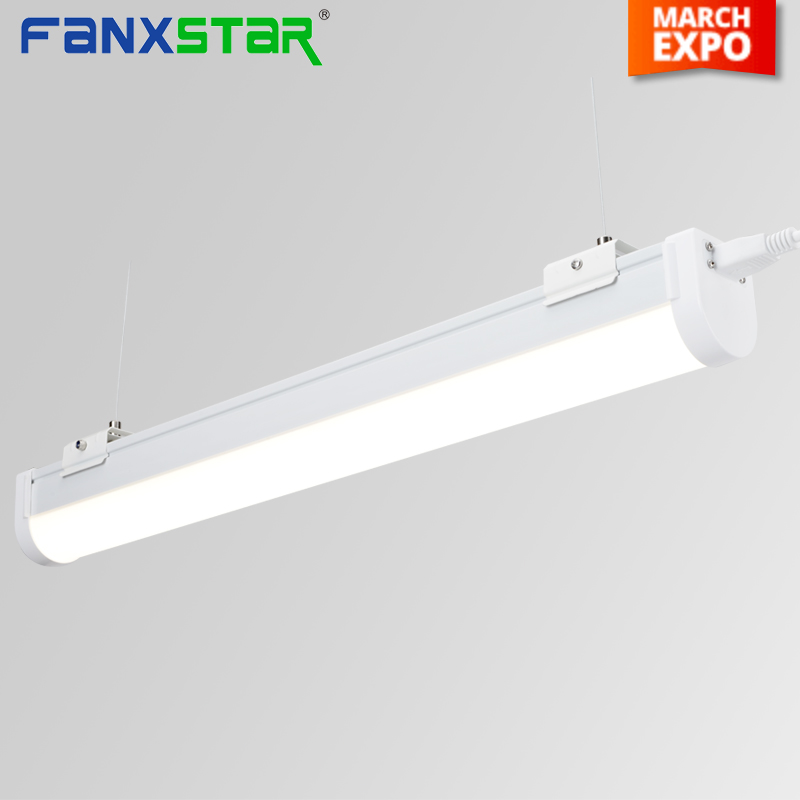 15w 33w 45w 55w linkable led recessed tri-proof linear light with 5 years warranty