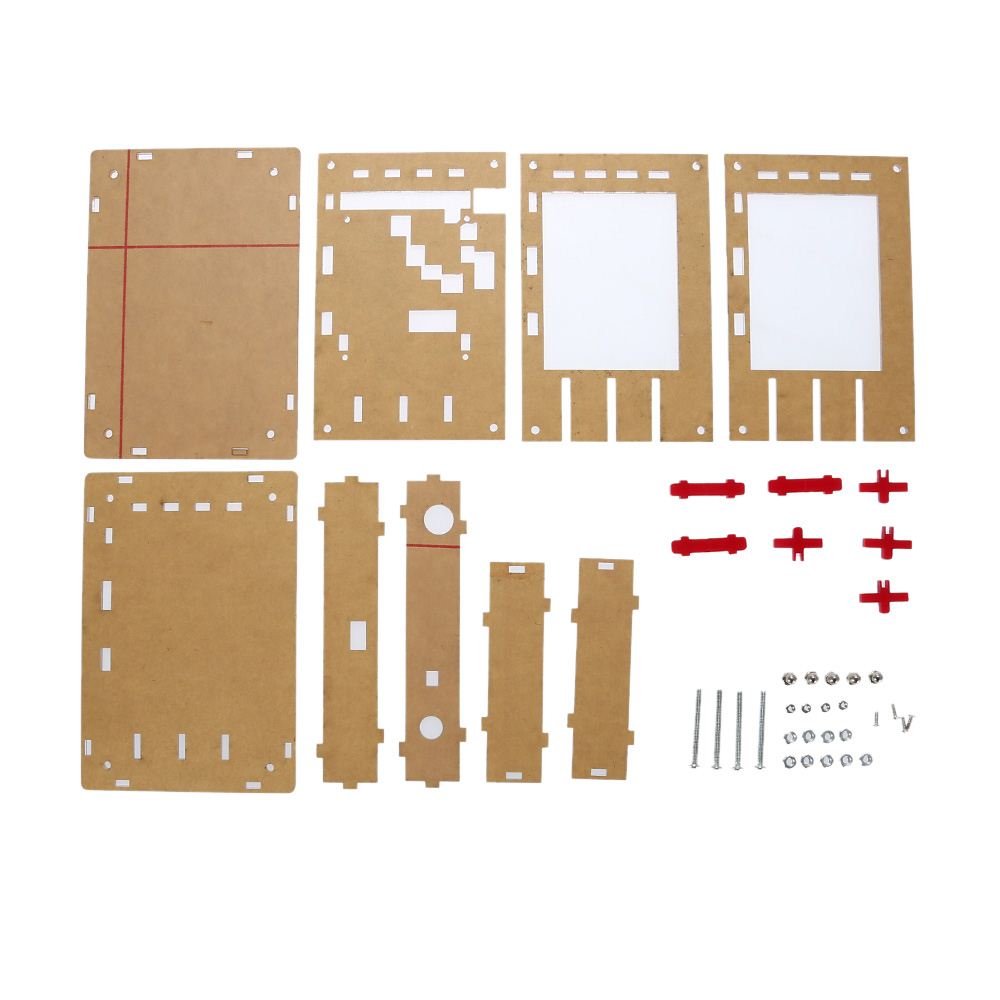 DSO138 2.4 TFT Handheld Pocket-size Digital Oscilloscope Kit SMD Soldered + Acrylic DIY Case Cover Shell for DSO138