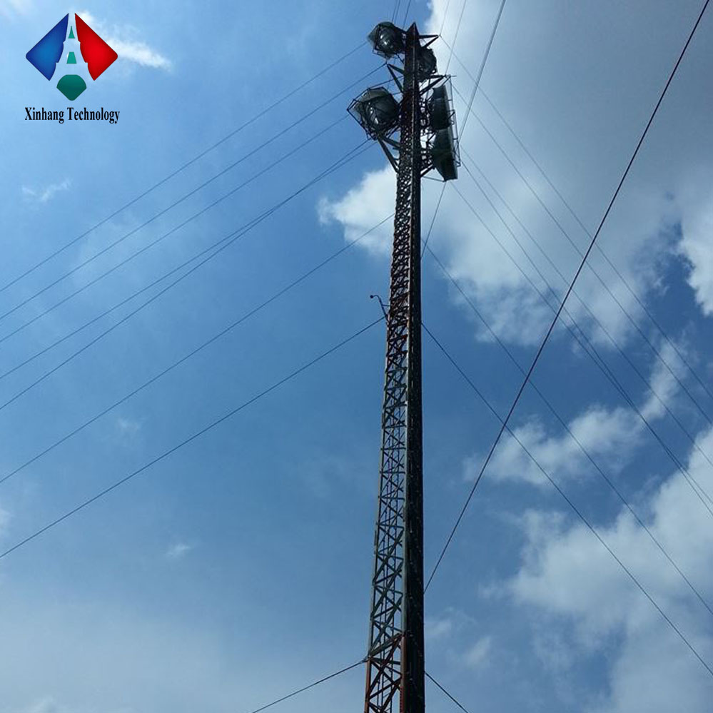 60m Iron Steel Lattice Guyed WIFI Tower